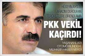 Akşam gazetesi muhabiri ile birlikte bindikleri araç PKK tarafından durdurulan Hüseyin Aygün kaçırıldı. Teröristler muhabiri serbest bıraktı. - 1344802044-huseyin-aygun