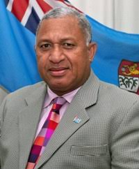 Report by: Rita Narayan/Radio Tarana. Prime Minister Voreqe Bainimarama will ... - fiji_prime_minister_frank_bainimarama_300X200