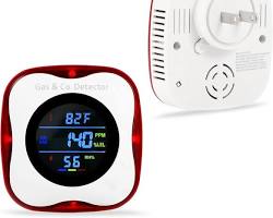 Image of Combination CO and natural gas detector