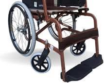 Image of Karma Wheelchair CHM 200 Red Brown