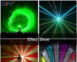 Laser RGB digunakan dalam acara televisi