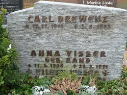 Grab von Anna Visser (geb. Rand) (11.04.1908-28.02.1991), Friedhof ...