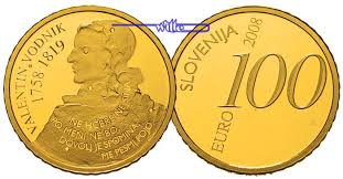 Valentin Vodnik 1758-1819 - 2.Goldmünze + 2.-30 Euro Silbermünze ...