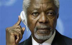 As a polished international troubleshooter, Kofi Annan has learnt how to suppress exasperation better than anyone else. - kofi_2297718b