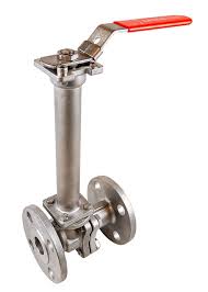 flanged cryogenic ball valve for liquid nitrogen, 207C