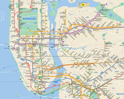 Image of person looking confused at a New York City subway map