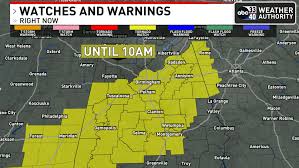Severe Weather Threat in Central Alabama: Tornado Watch and Flood Advisory