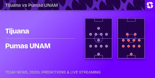Tijuana vs Pumas UNAM: Predictions, odds, picks & stats