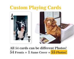 place card with a pet's photo on itの画像