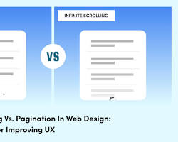 Imagen de Website design with infinite scroll