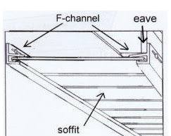 Image of Vinyl siding Fchannel