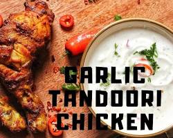 Garlic tandoori chicken