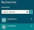 Changer la page d'accueil internet windows 8