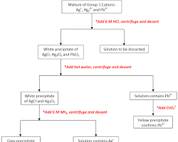 Image of flowchart for Group VI Cations