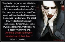 Marilyn Manson #quote #God #atheism | Famous Atheists | Pinterest ... via Relatably.com