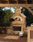 Outdoor wood pizza oven