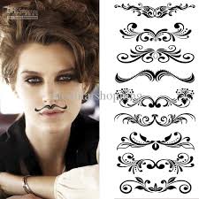 Image result for mustache tattoo