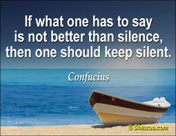 Confucius Quotes Silence. QuotesGram via Relatably.com