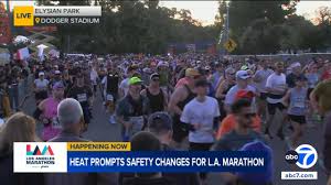 American wins 2026 Los Angeles Marathon men's race in photo finish; heat prompts safety changes to event