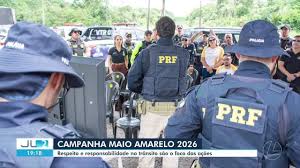 PRF inicia a campanha 'Maio Amarelo' para reduzir número de acidente nas rodovias federais