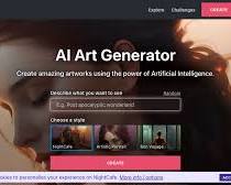 Image of NightCafe Creator AI tool