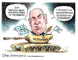 Image result for NETANYAHU CARTOON