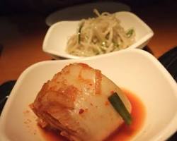 Asadal Korean restaurant London exterior or interior food, AI generated