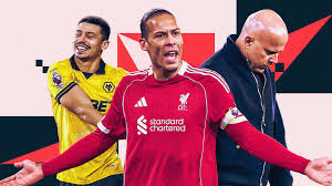 Calificaciones de los jugadores del Liverpool contra los Wolves: Virgil van Dijk entre los peores del equipo rojo, mientras que el equipo de Arne Slot sufre un duro golpe en sus esperanzas de quedar entre los cinco primeros en la tabla de la Premier League