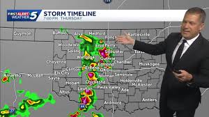 Severe Thunderstorm Warning in Oklahoma tonight