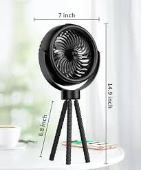 Ventilador Nebulizador Portátil Tyzu De 7 Pulgadas Con Flexi | Cuotas sin interés