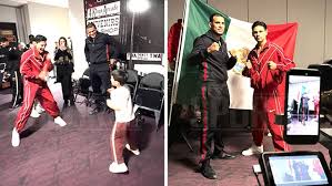 Ryan Garcia Gets Pumped Up Backstage Before Weigh-In, On Video