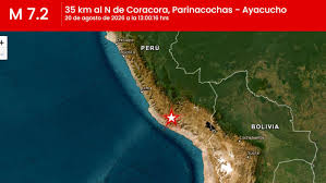 Sismo de magnitud 7,2 se registra en Perú