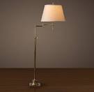 Brass swing arm floor lamp Fujairah