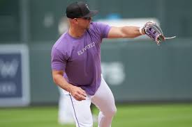 Rangers Rockies Baseball