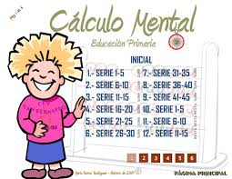 Resultado de imagen de calculo mental primaria