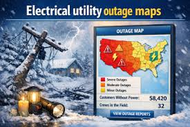 Click these links to see electrical outage information for your area