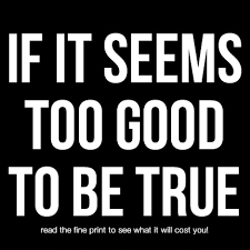 TOO GOOD TO BE TRUE Quotes Like Success via Relatably.com