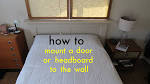 How to attach headboard to wall