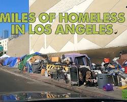 Image of homeless people in Los Angeles