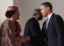 Image result for hillary clinton with gaddafi son