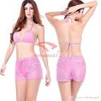 Ladies swimwear with shorts