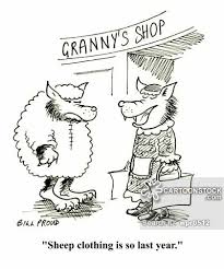 Image result for wolf in sheep's clothing cartoon