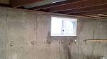 Basement window installation