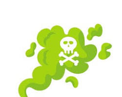 poison and toxins concept illustrationの画像