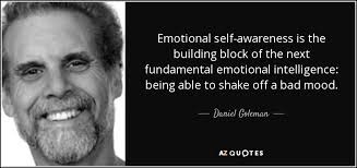 Daniel Goleman quote: Emotional self-awareness is the building ... via Relatably.com