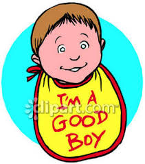 Baby Wearing a Bib That Says I&#39;m a Good Boy - Royalty Free Clipart Picture - Baby_Wearing_a_Bib_That_Says_Im_a_Good_Boy_Royalty_Free_Clipart_Picture_090404-228298-888042