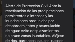 AEMET Valencia red alert 2026 flooding during Dana Adam in southern Valencia province