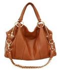 Brown leather bags