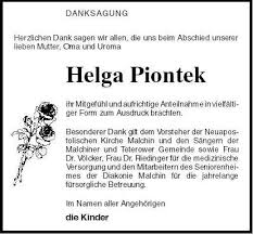Helga Piontek | Nordkurier Anzeigen - 006111701201