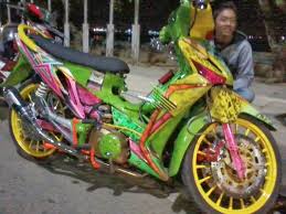 Image result for fotO MODIFIKASI motor BEBEK 125